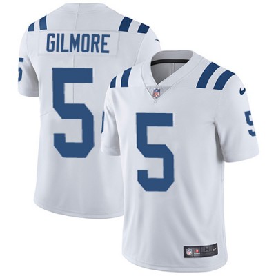 Nike Indianapolis Colts #5 Stephon Gilmore Men's Nike White Retired Player Limited Jersey Men's